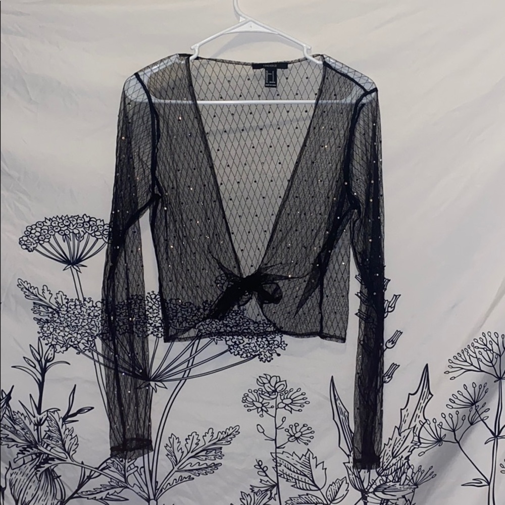 Black mesh top from forever 21